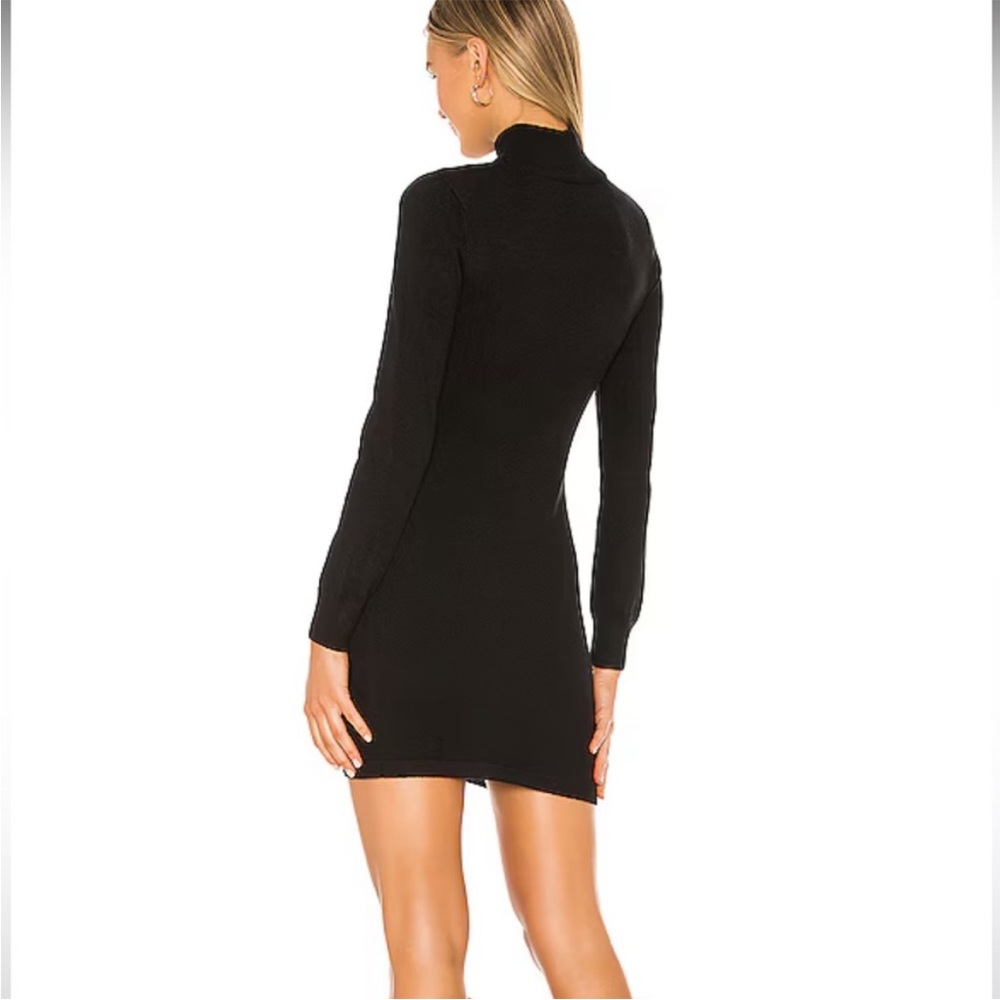 Lovers + Friends Tamarind Sweater Black Mini Dress Size M - Picture 3 of 9